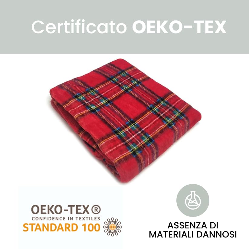 Plaid Coperta Tartan Scozzese in Micropile