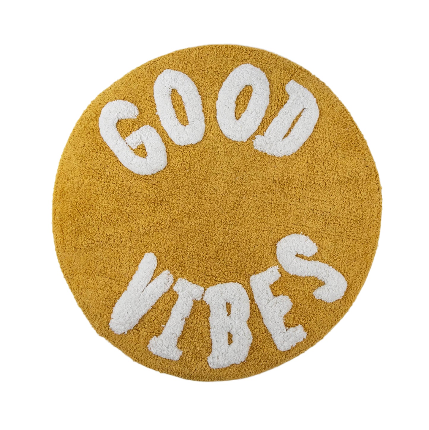 Tappeto Rotondo 60 cm in Spugna Good Vibes