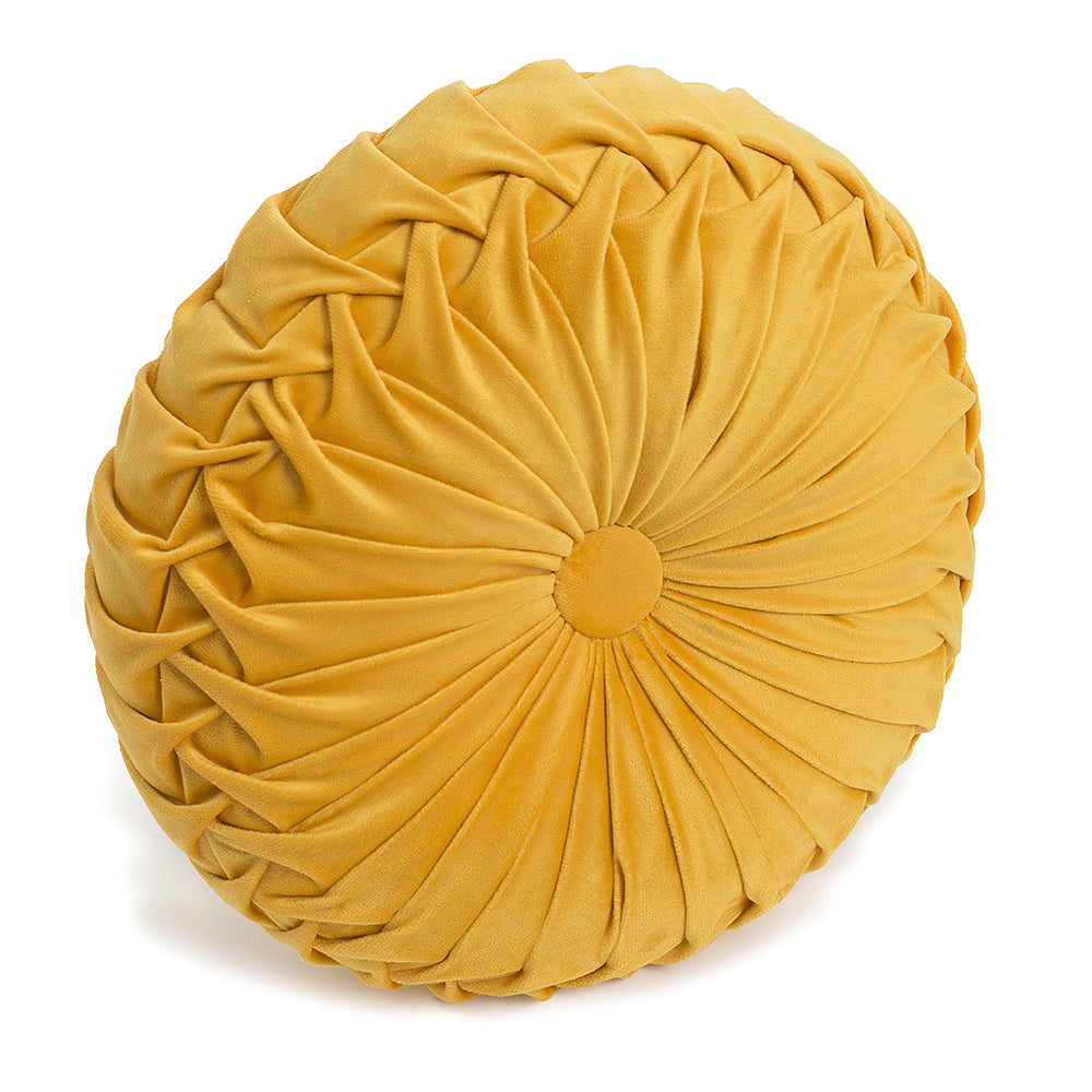 Cuscino Zucca Rotondo in Velluto Decor